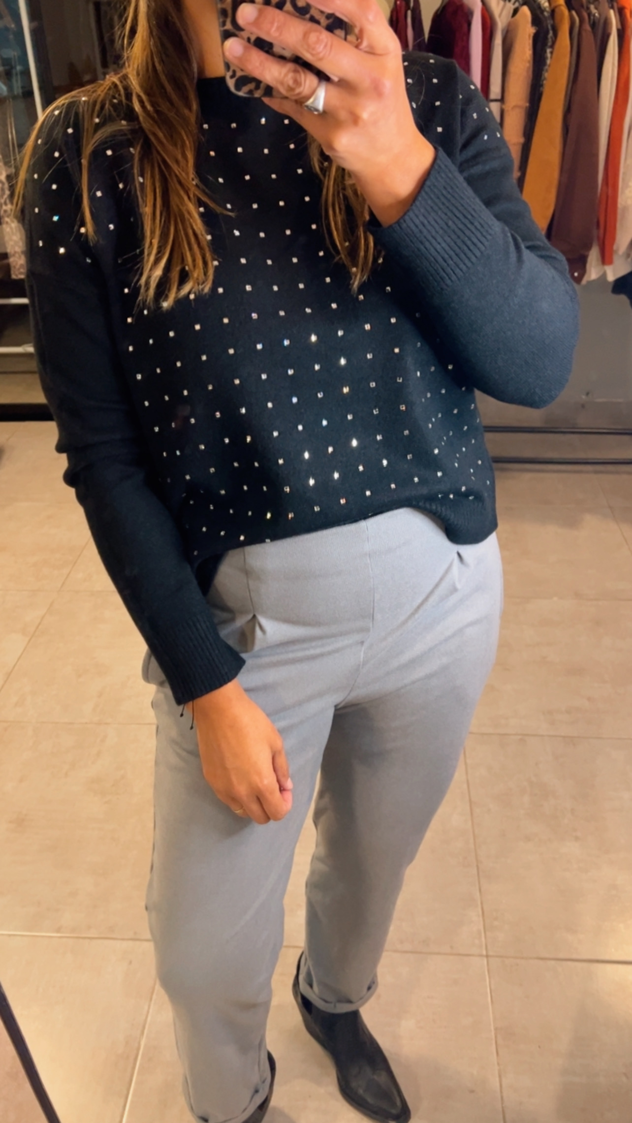 Buzo Sabrina con stras