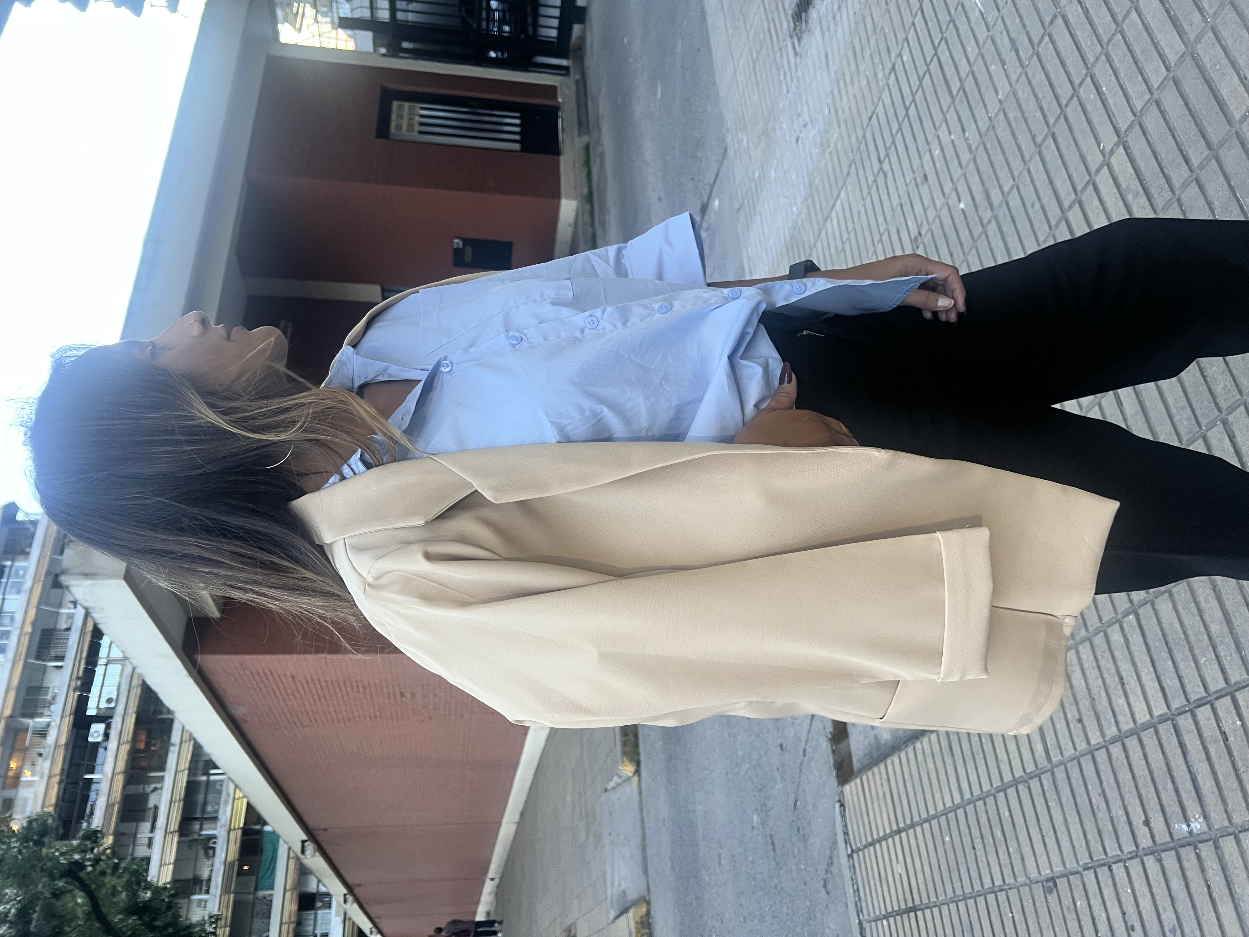 Blazer Narella 3/4 - Beige