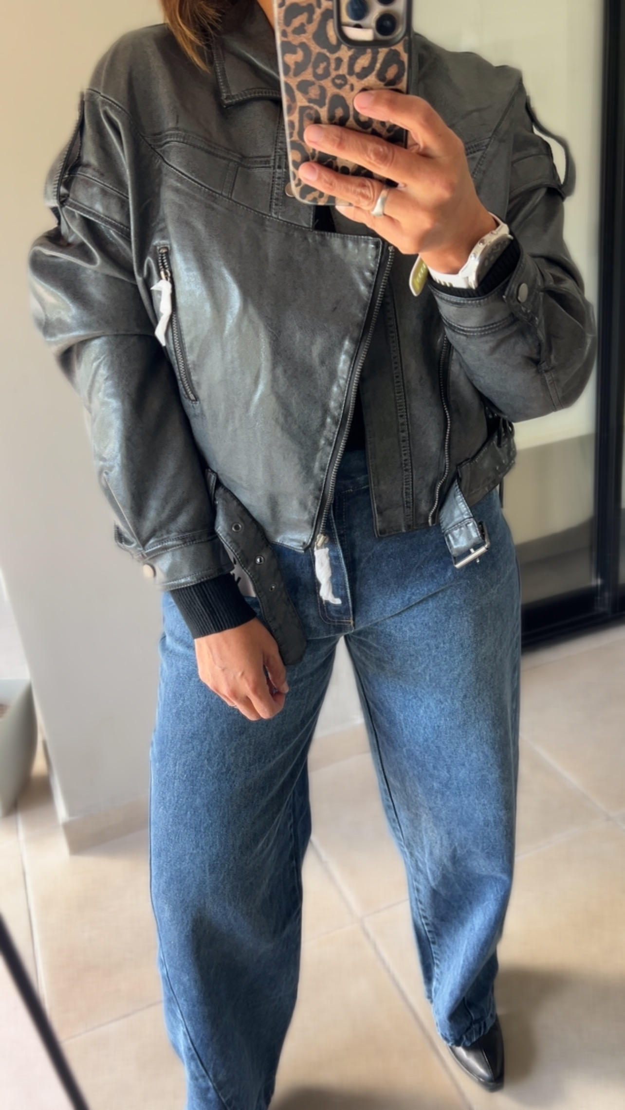 Campera Símil Cuero