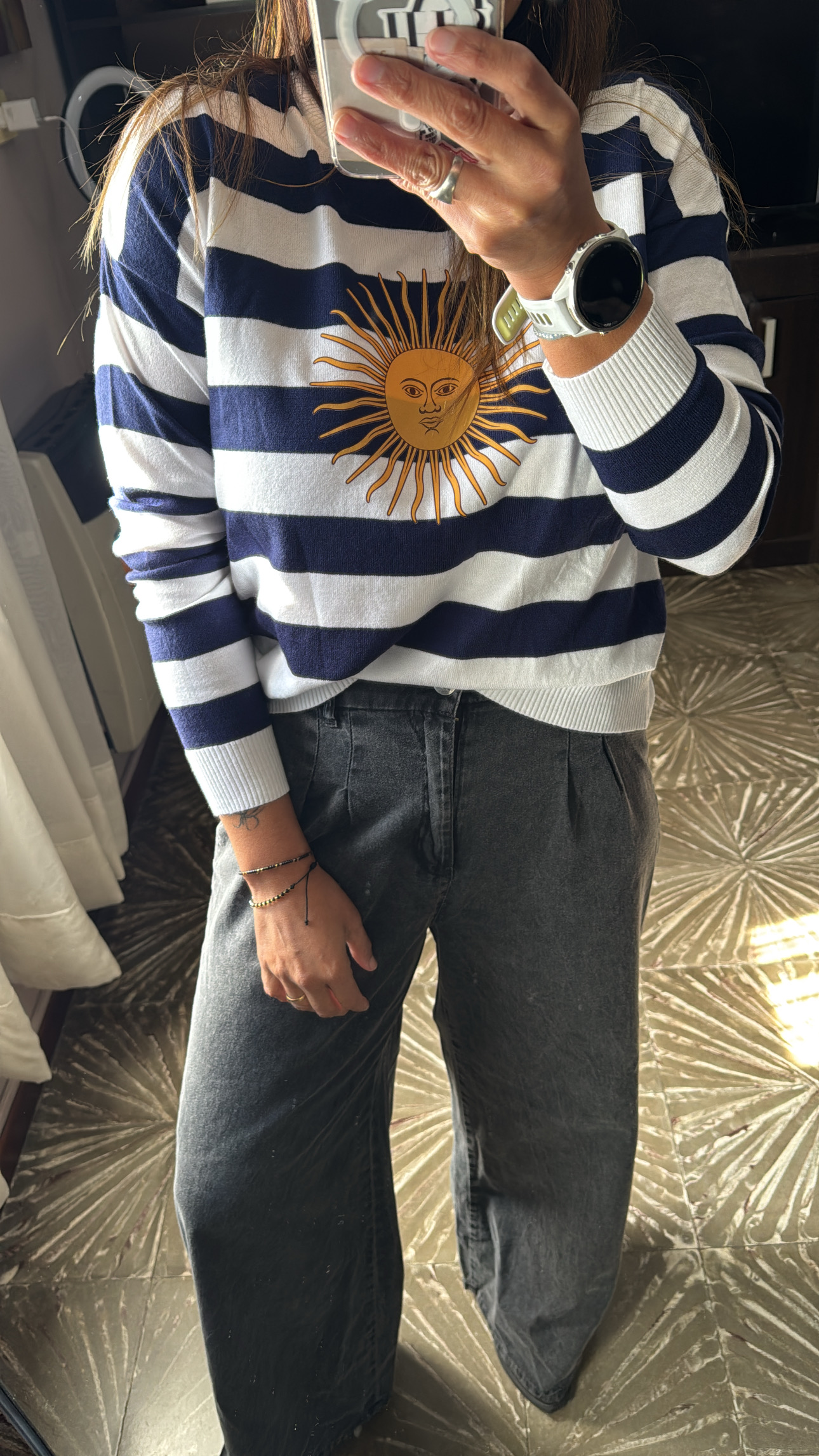 Jeans ancho con pinzas
