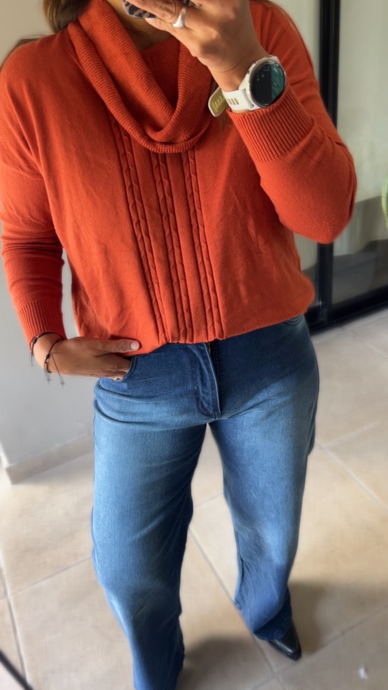 Polera Gertrudis  - Ladrillo