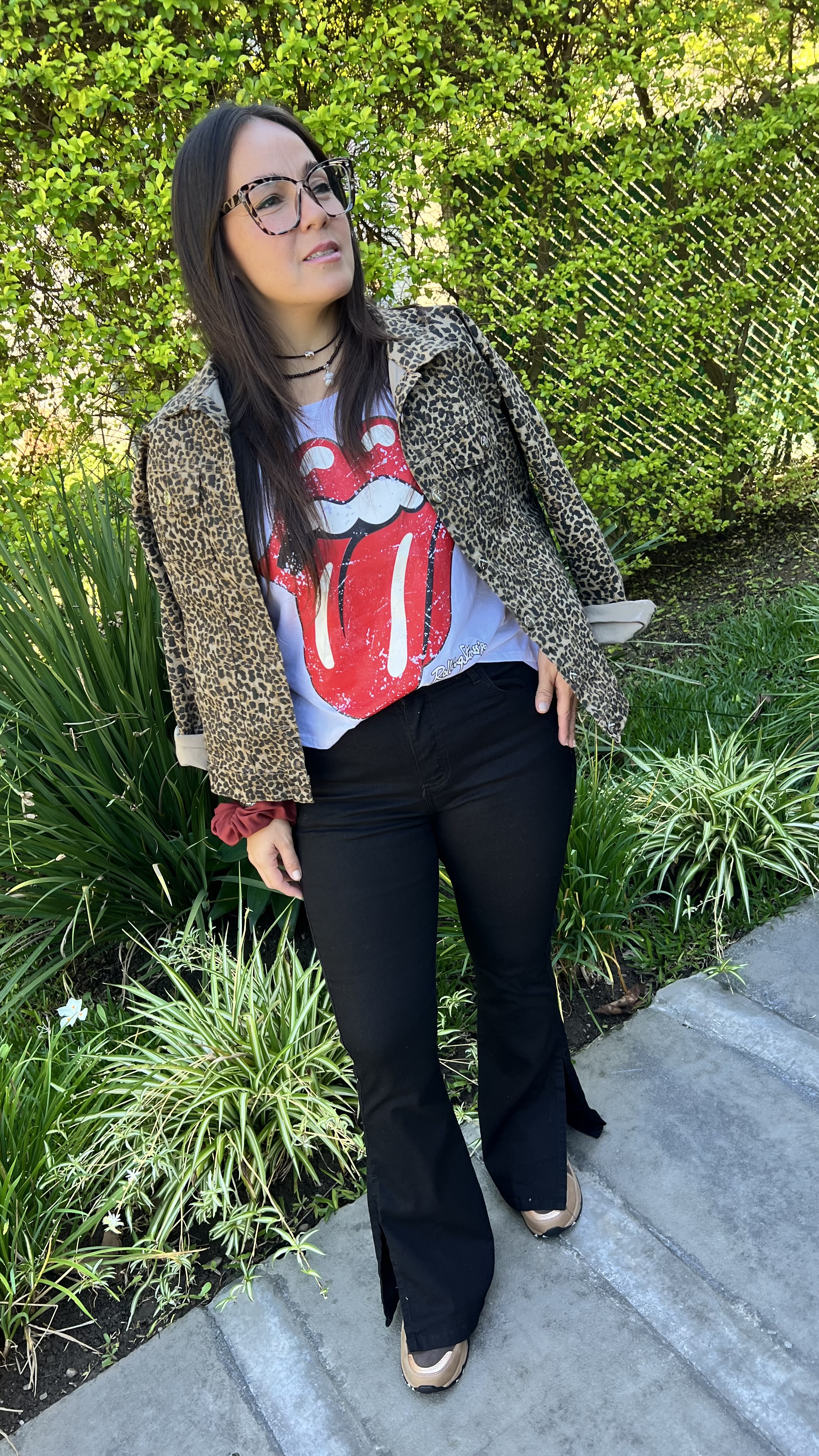 Jeans Oxford detalle botamanga