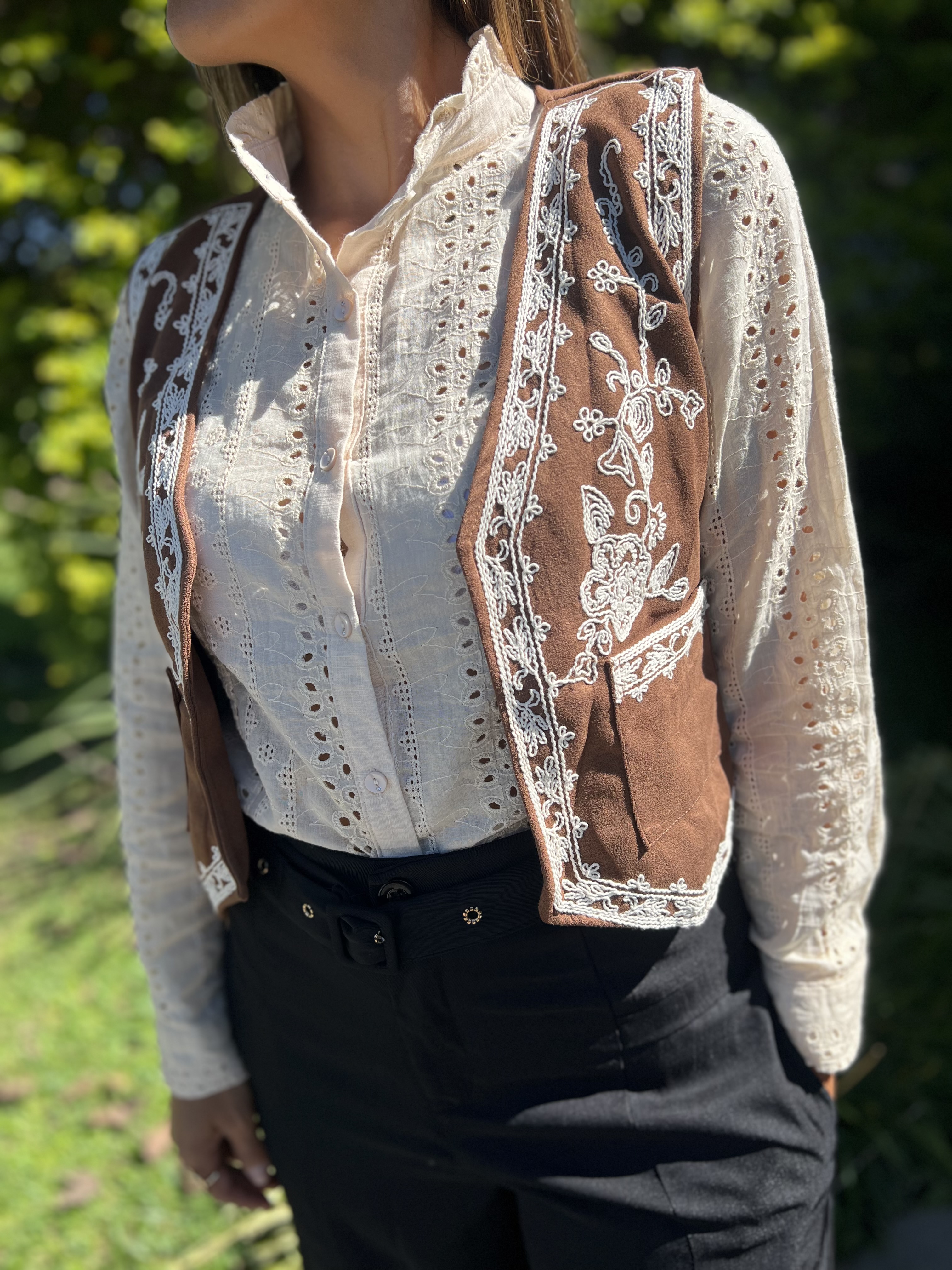 Camisa Broderi
