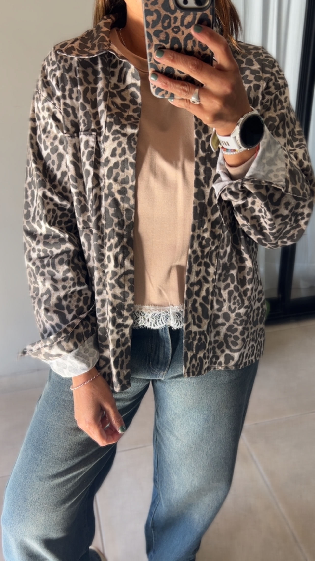 Camisaco animal print 