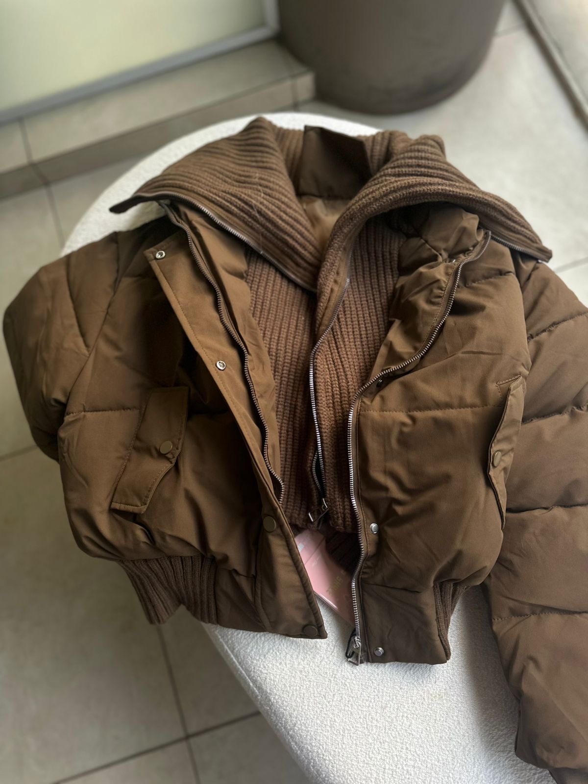 Campera Tango puff - Chocolate