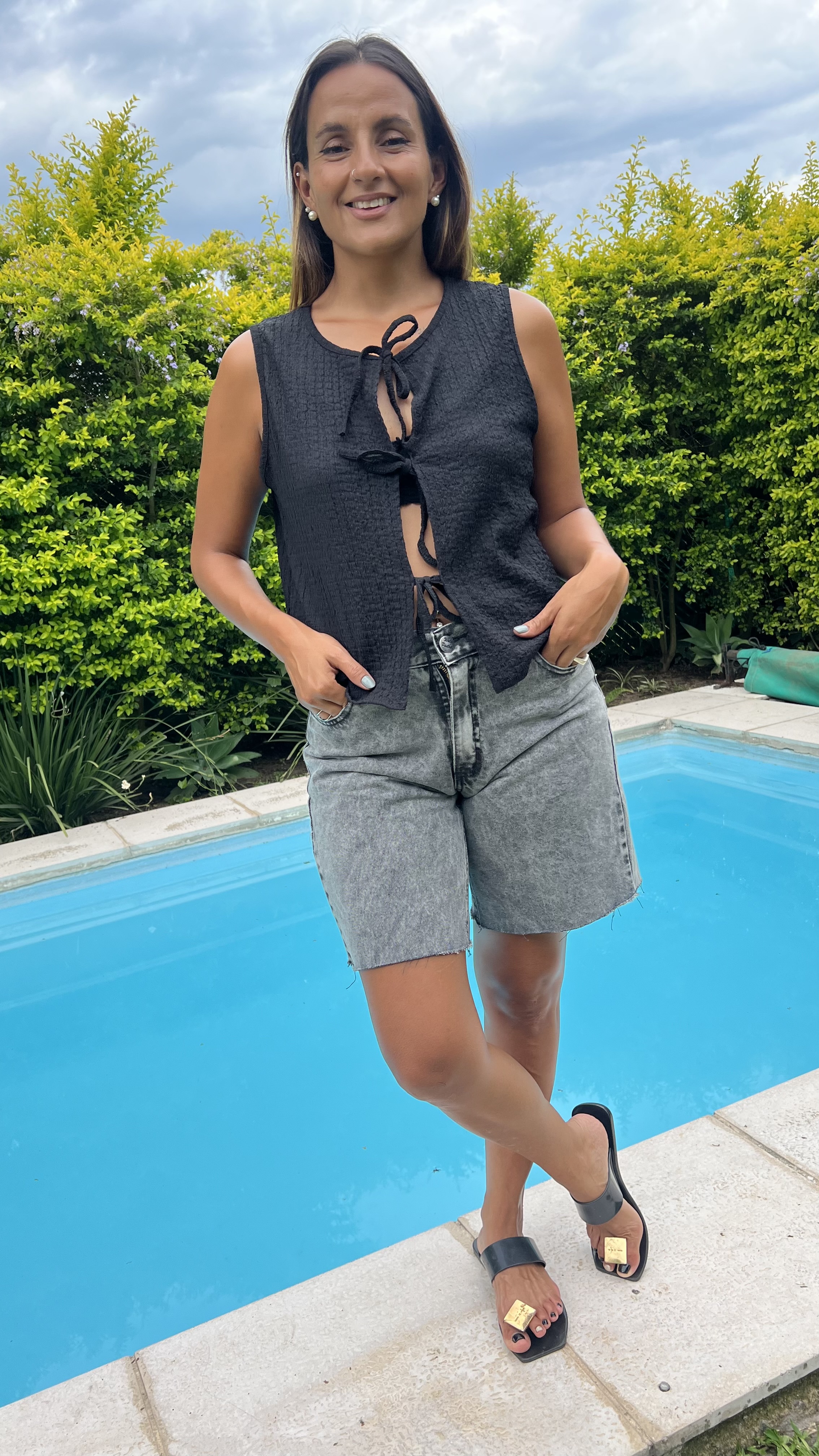 Bermuda corte tijera