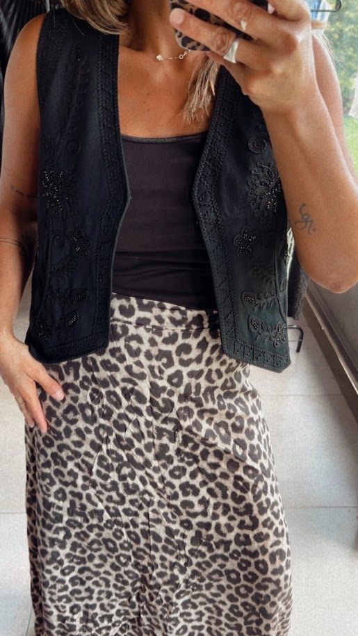 Pollera larga ANTONIA PRINT